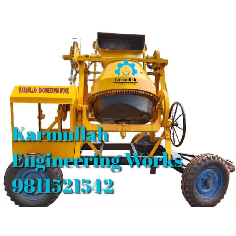 Semi Automatic Mechanical Hopper Concrete Mixer Machine